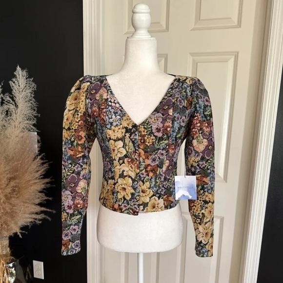 NWT Revolve Majorelle Samson Top in Autumn Multi 
size Small - Picture 2 of 12